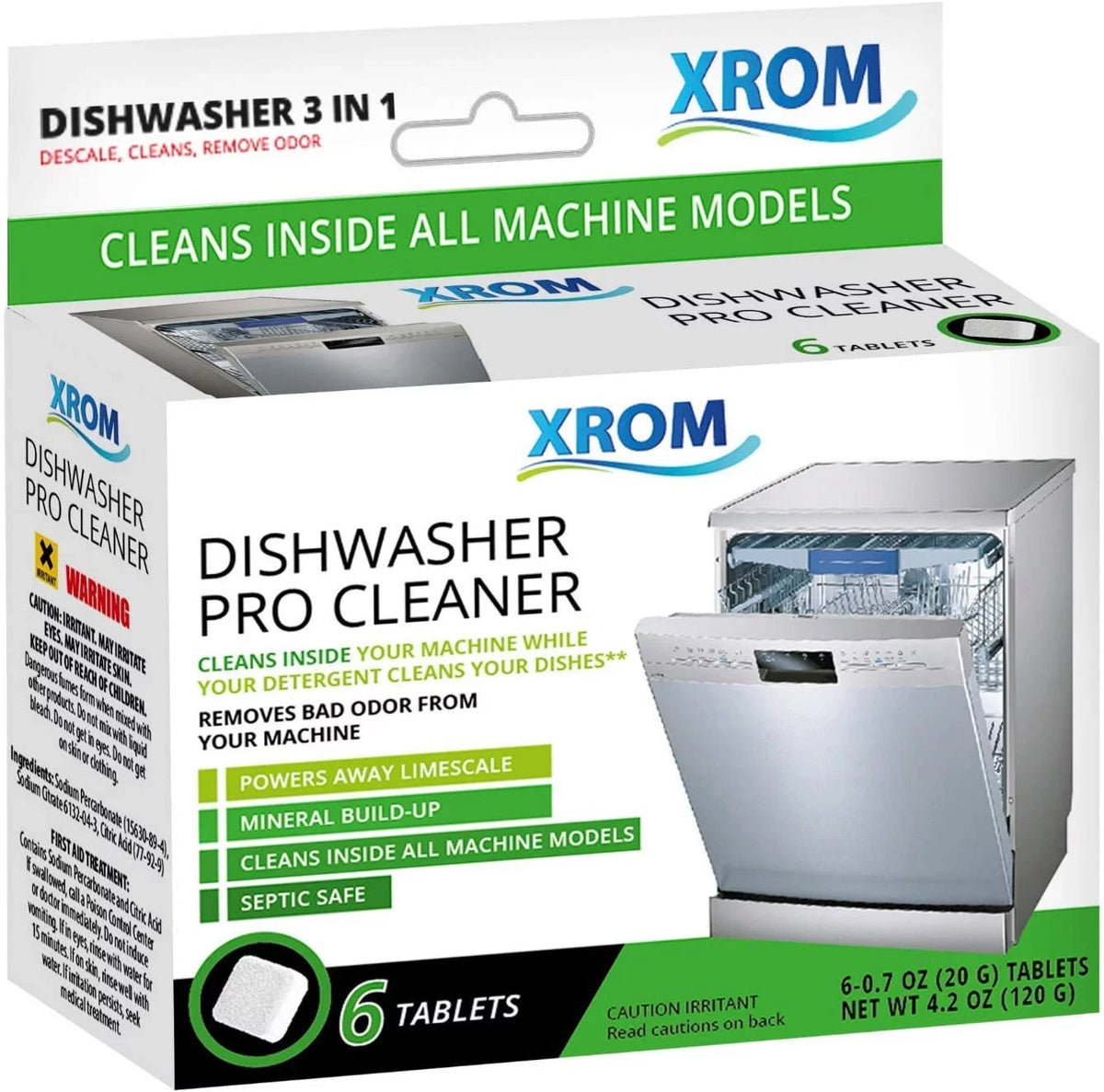 Dishwasher Cleaner and Descaler, 6 Treatments Q481543