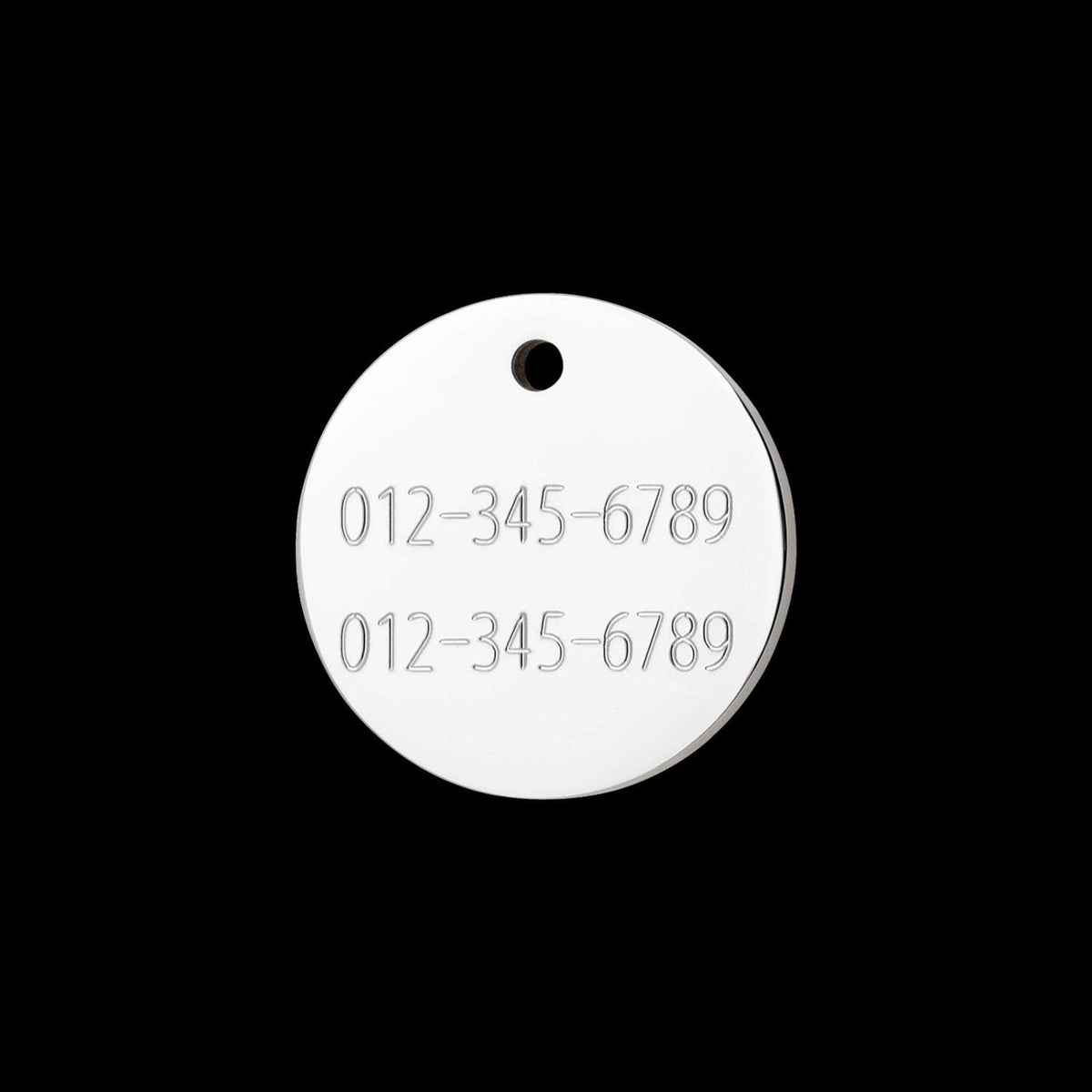 Circle Pet ID Dog Tag D4411