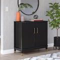 Black 2-Door Accent Cabinet P109674