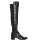 Black Nappa Leather Over-The-Knee Boots R219090