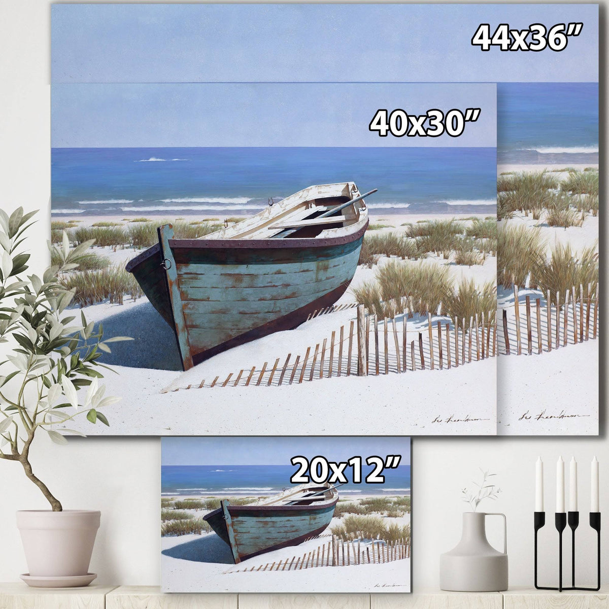 40 in. x 30 in. Nautical Canvas Artwork Print O471438