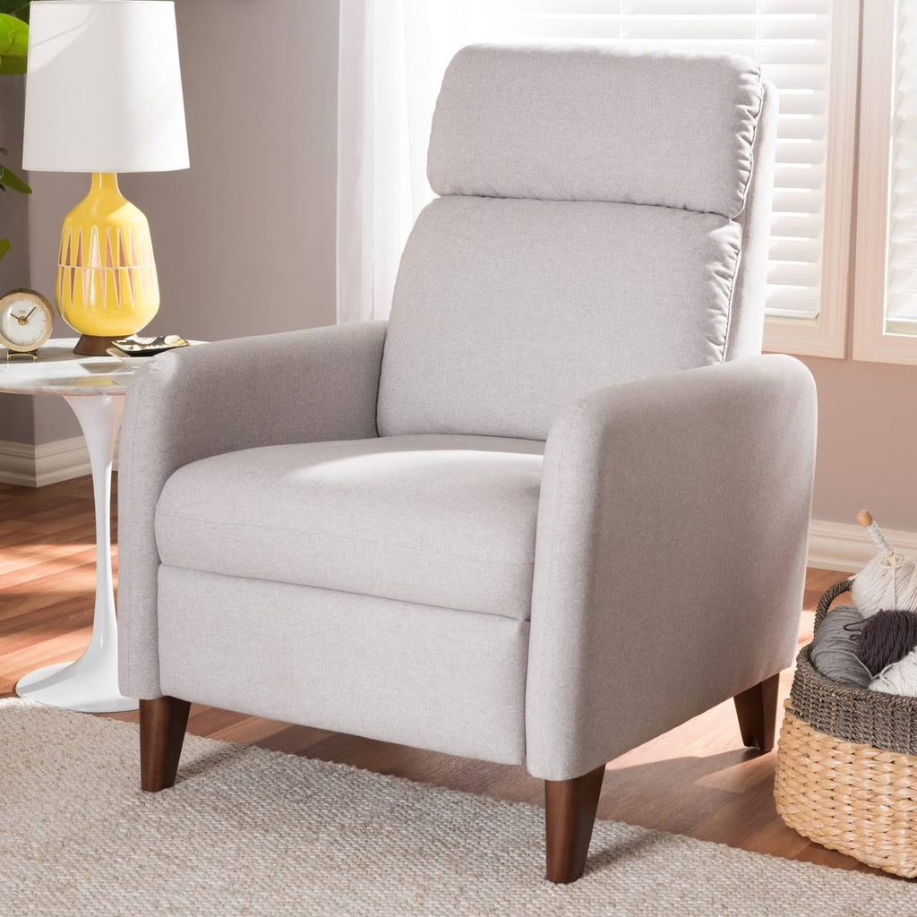 Light Gray Recliner I558219