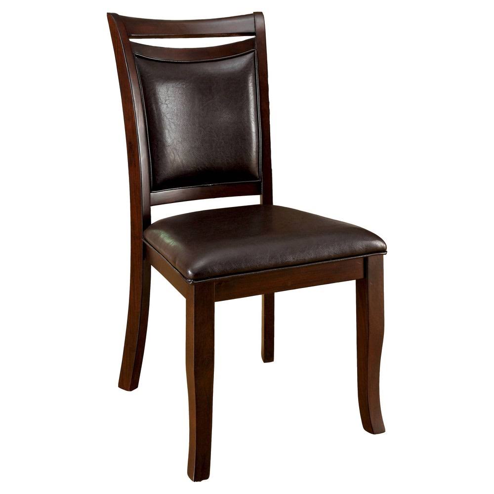 Espresso Side Chairs (Set of 2) Q46991