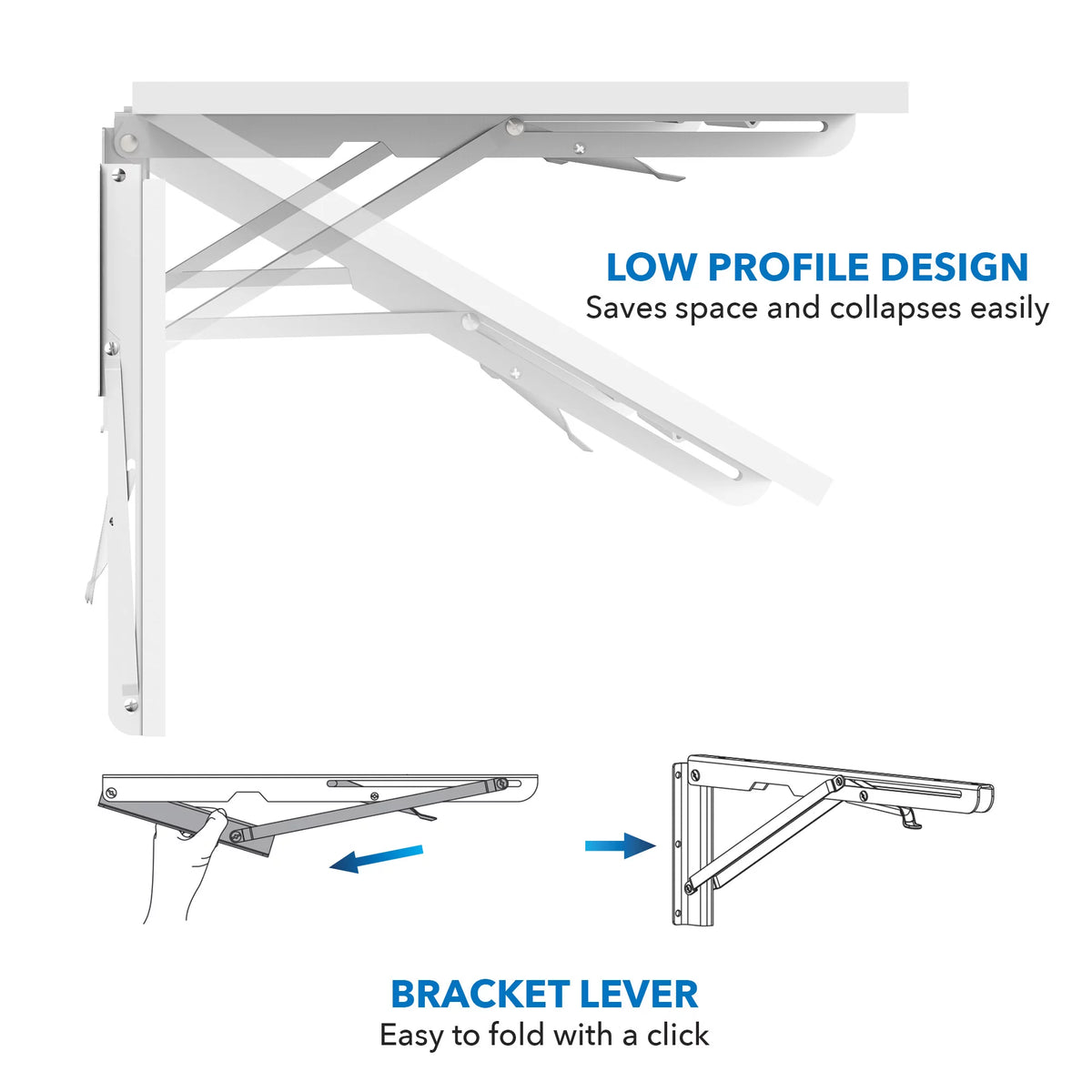 Wall Mounted Drop Leaf Table U48821