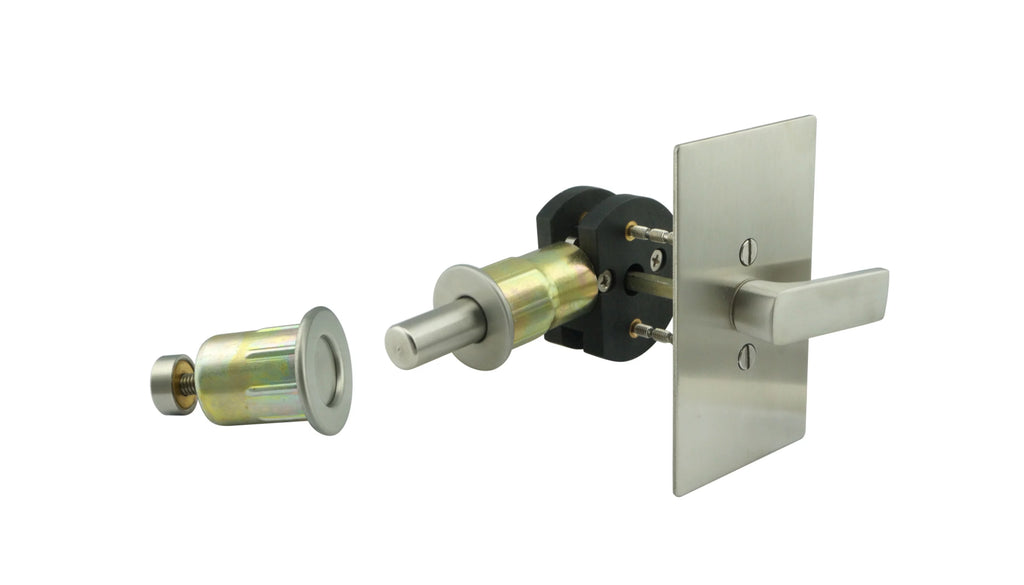 Black Privacy Latch for Sliding Barn Door V7033