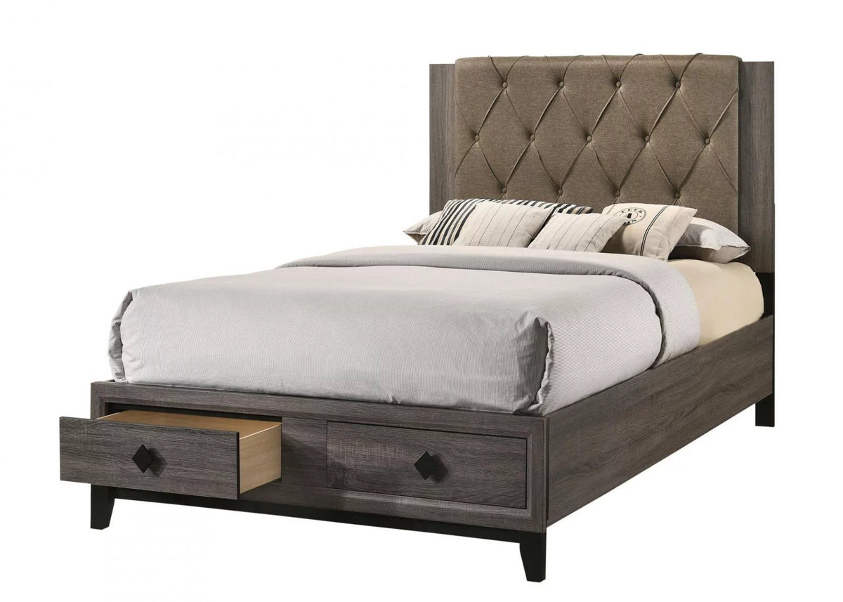Gray Oak Storage King Bedroom Set 5Pc G815999