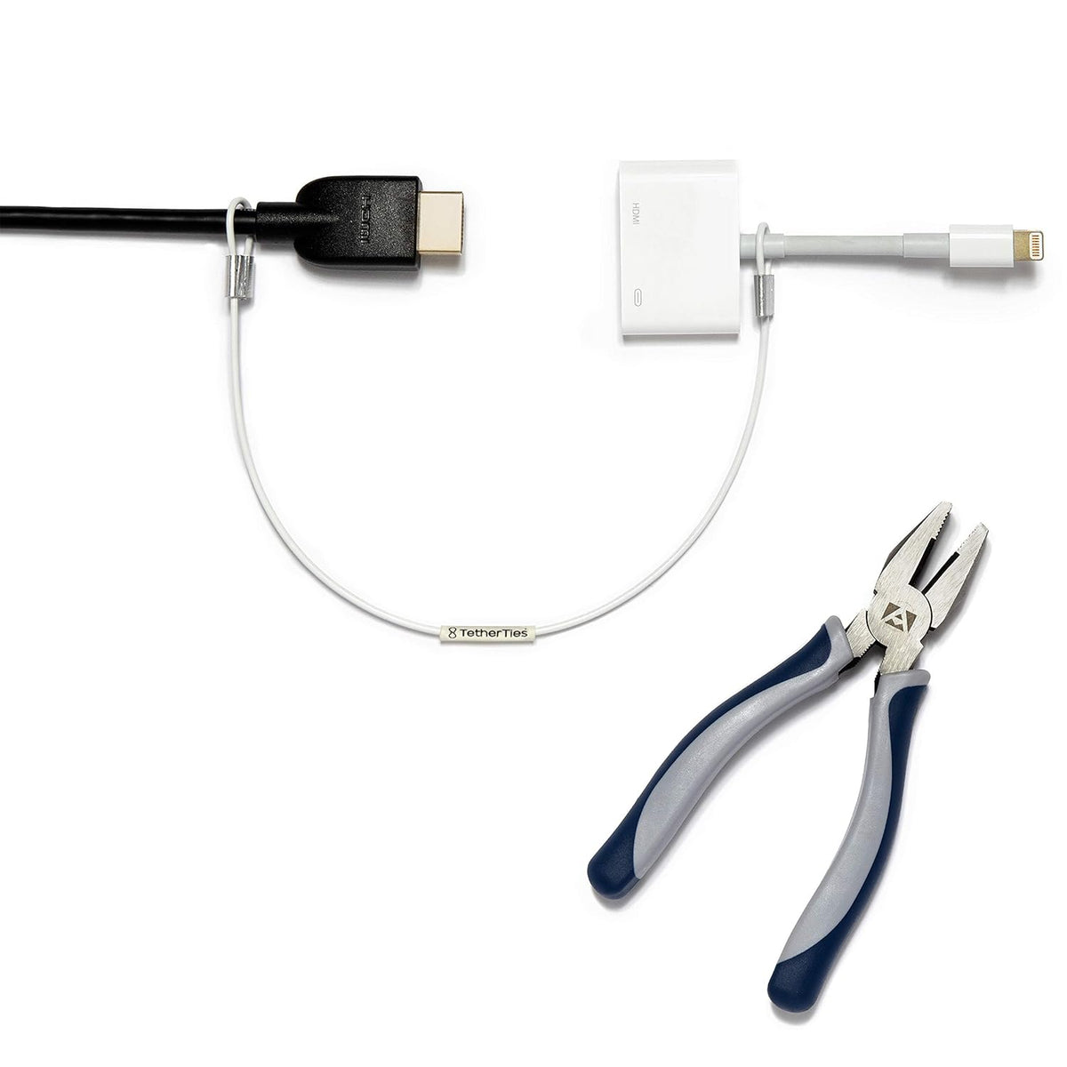 White 30 Pack Cable Tethers H93035