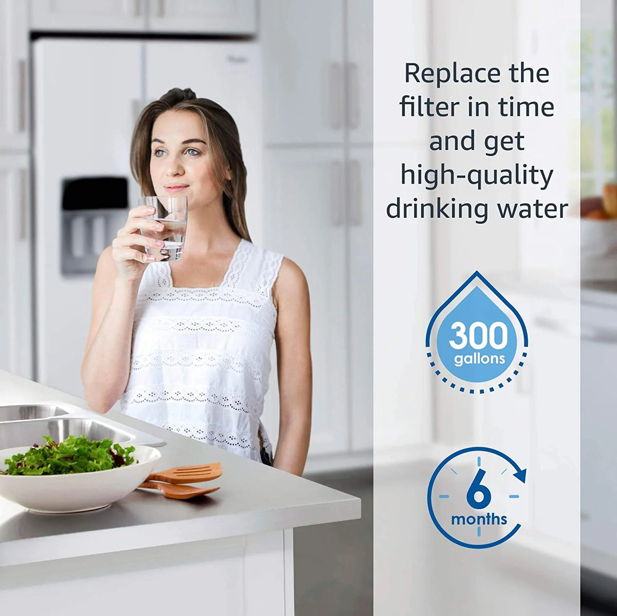 6 Pack Refrigerator Water Filter B9709
