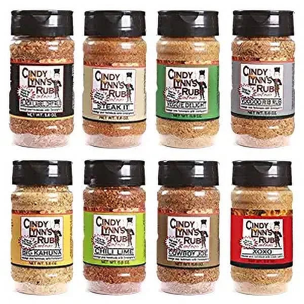 8-Pack BBQ Seasoning Set, 5.5 Oz H3985