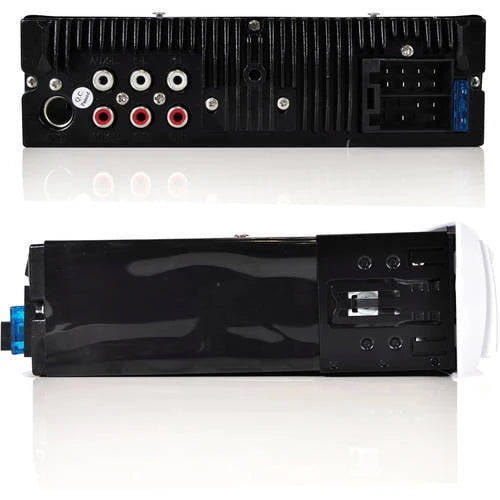 White Single DIN Marine Bluetooth Stereo Receiver & CD Player J55217