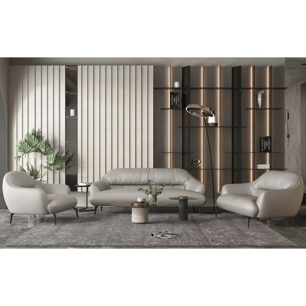 Cognac Brown Leather Upholstery Chair A12218