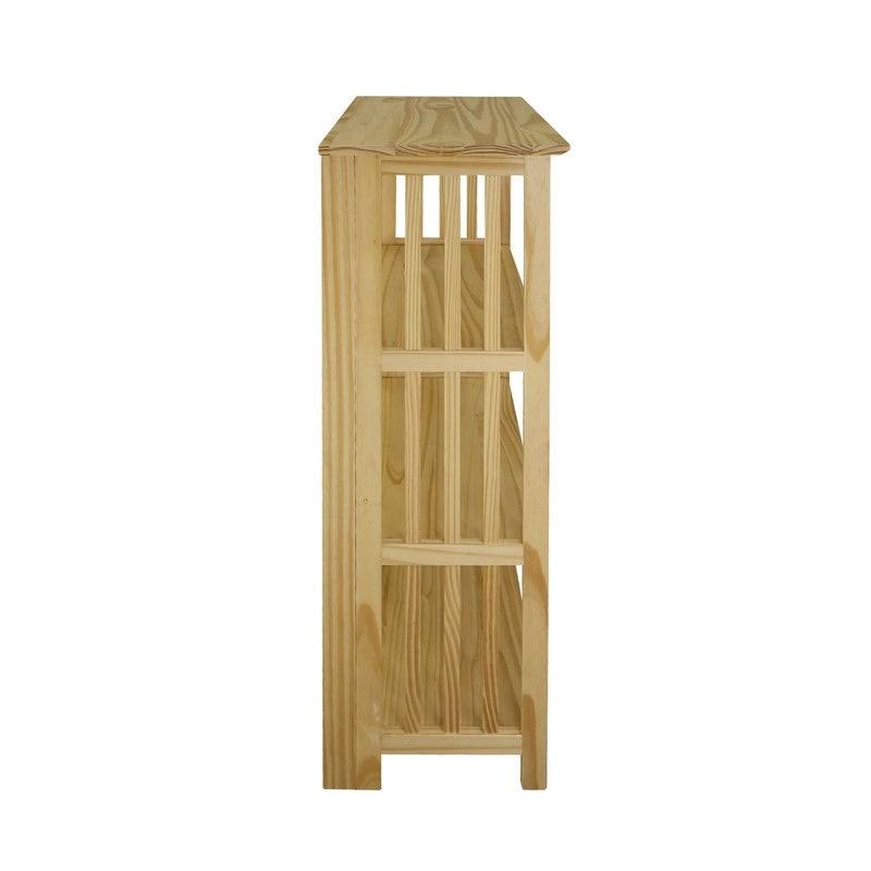 Natural 4-Shelf Folding Bookcase X888