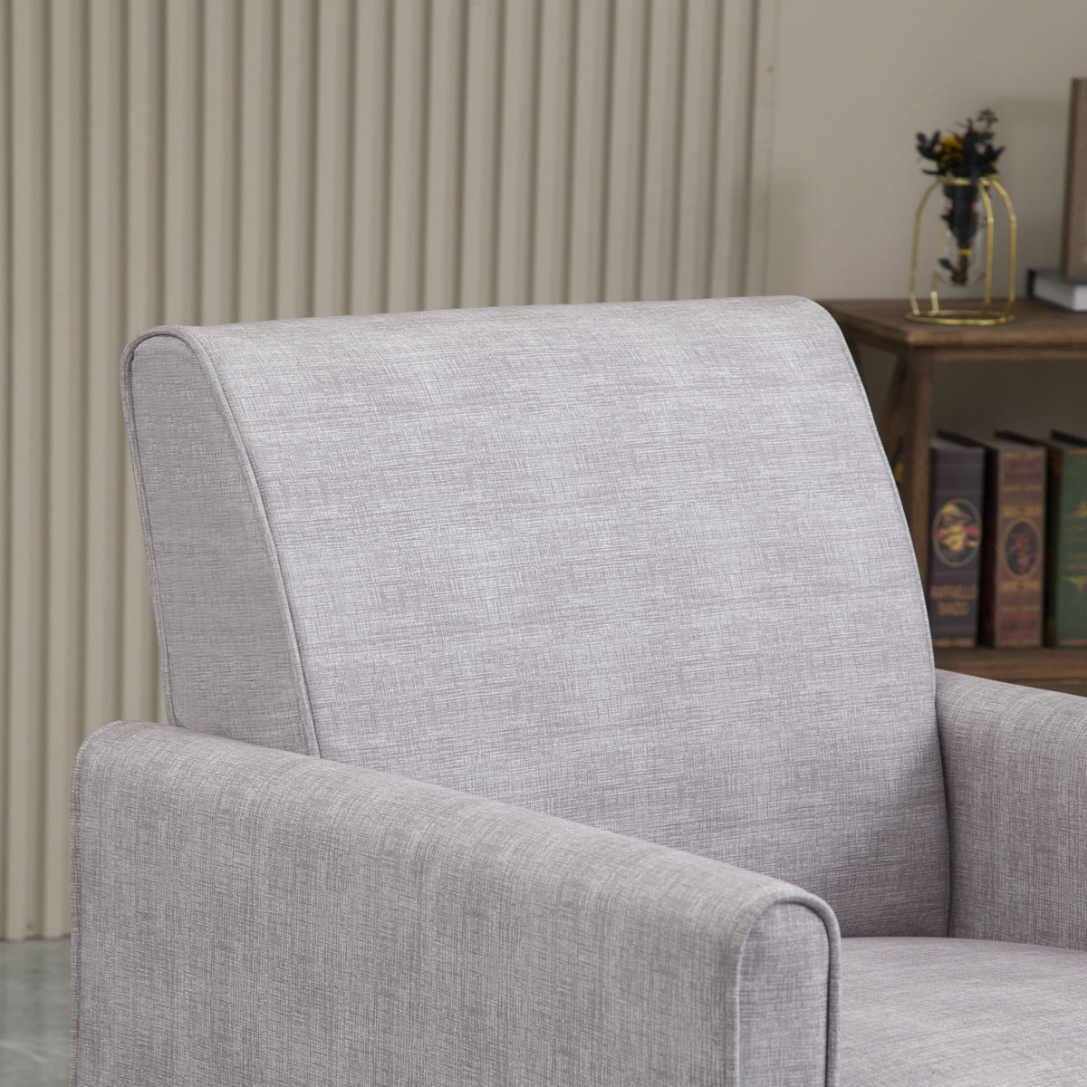 Single Sofa Chair with Four Wooden Legs C3137