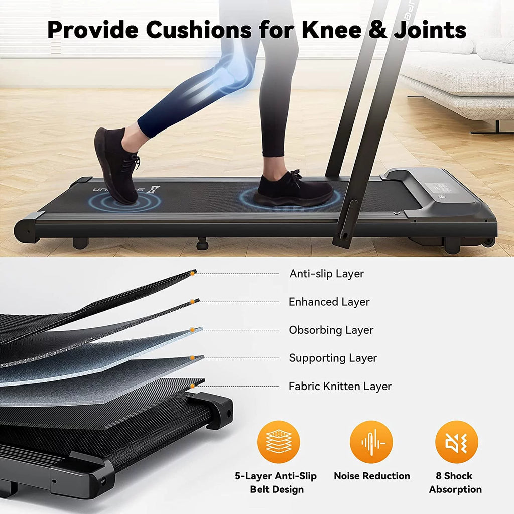 2 in 1 Folding Treadmill 3 HP 300lbs Capacity X6827