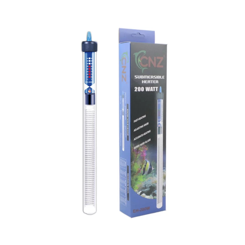 200W Aquarium Glass Submersible Heater, 2-Pack C6418
