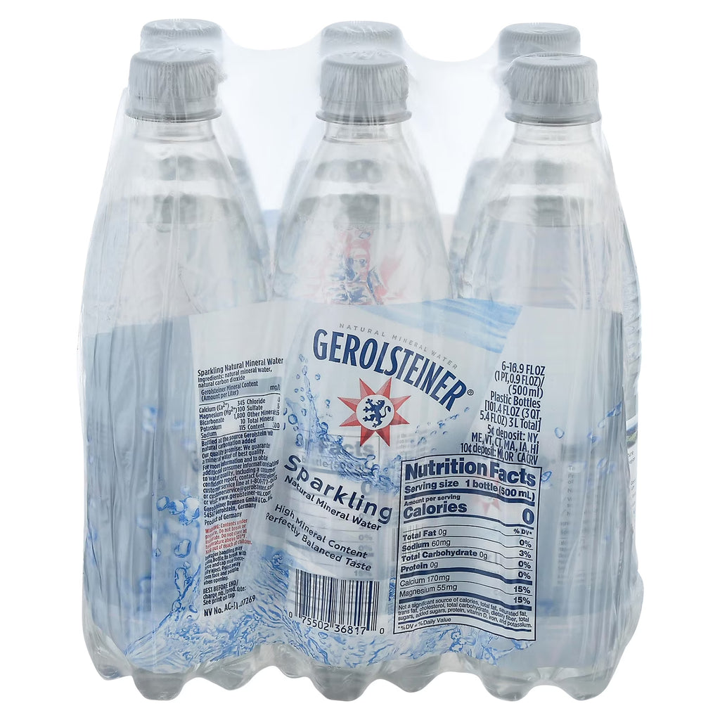 Sparkling Mineral Water - Case of 4 - 16.9 Fl oz. R464