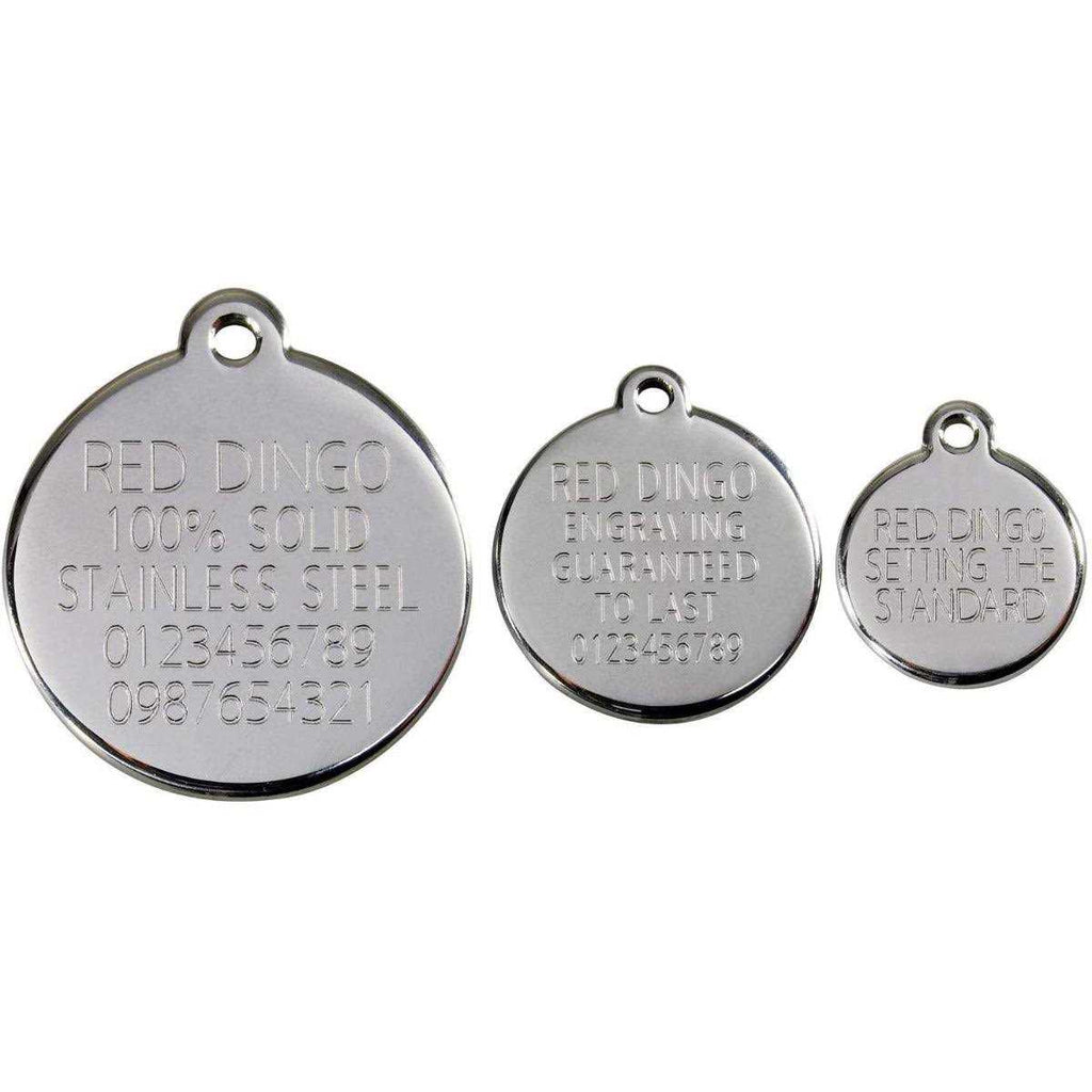 Circle Pet ID Dog Tag D4411
