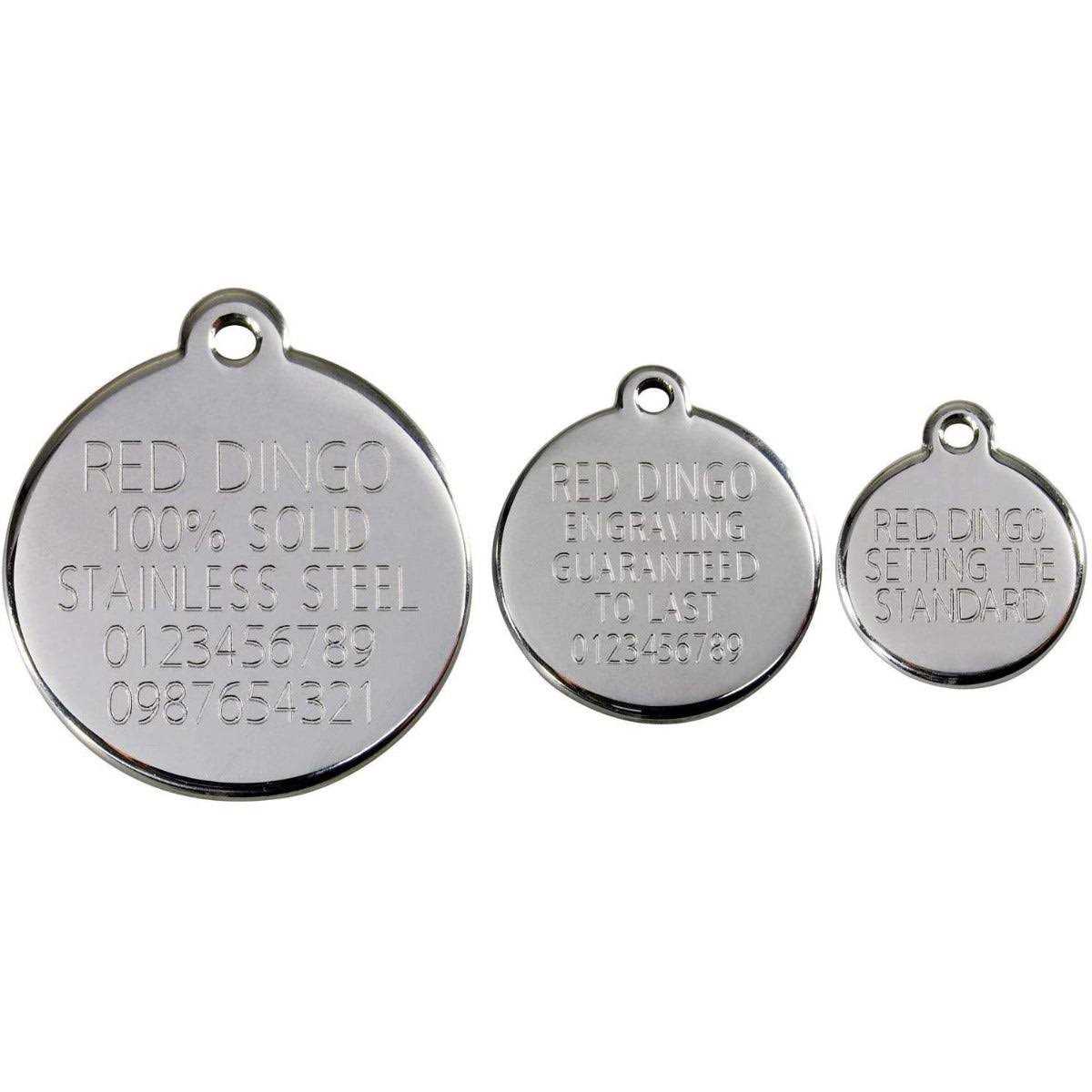 Circle Pet ID Dog Tag D4411