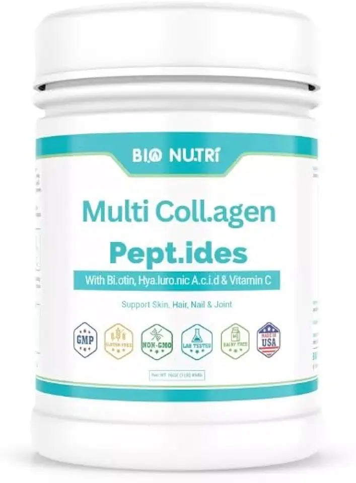 Unflavored Multi Collagen Peptides Powder 16 oz P92669