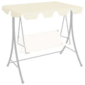 Cream Replacement Canopy for Garden Swing L9564
