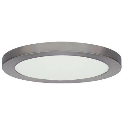 Brushed Nickel LED Flush Mount Light Fixture W253526