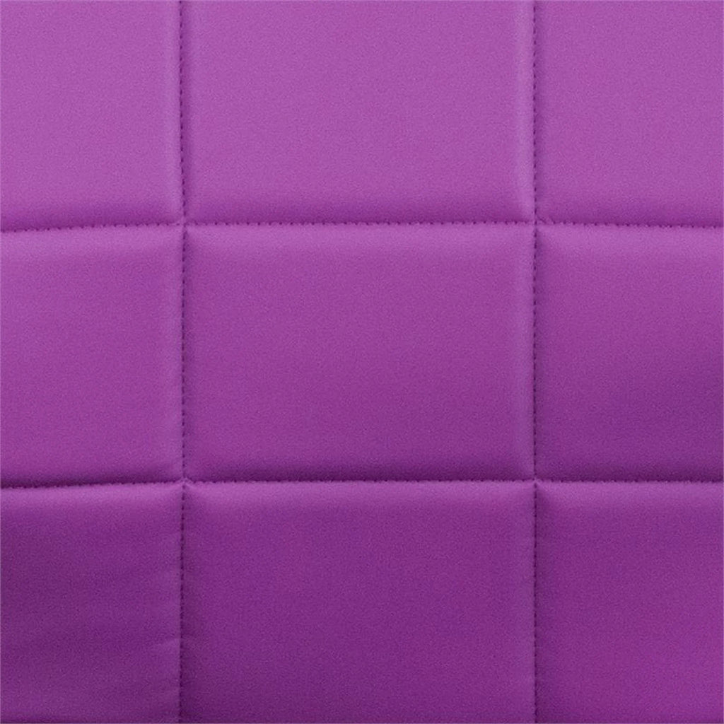 Purple Faux Leather Swivel Office Chair B384726