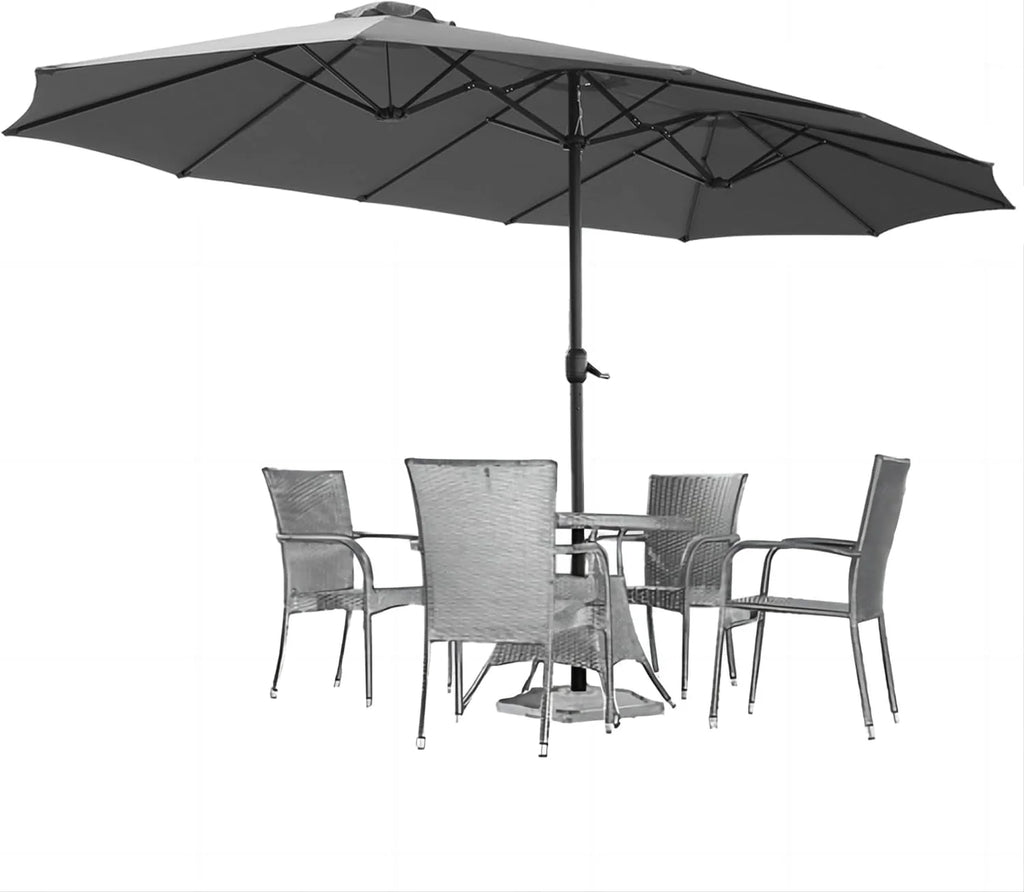 15 Ft Double Sided Patio Umbrella Z69707