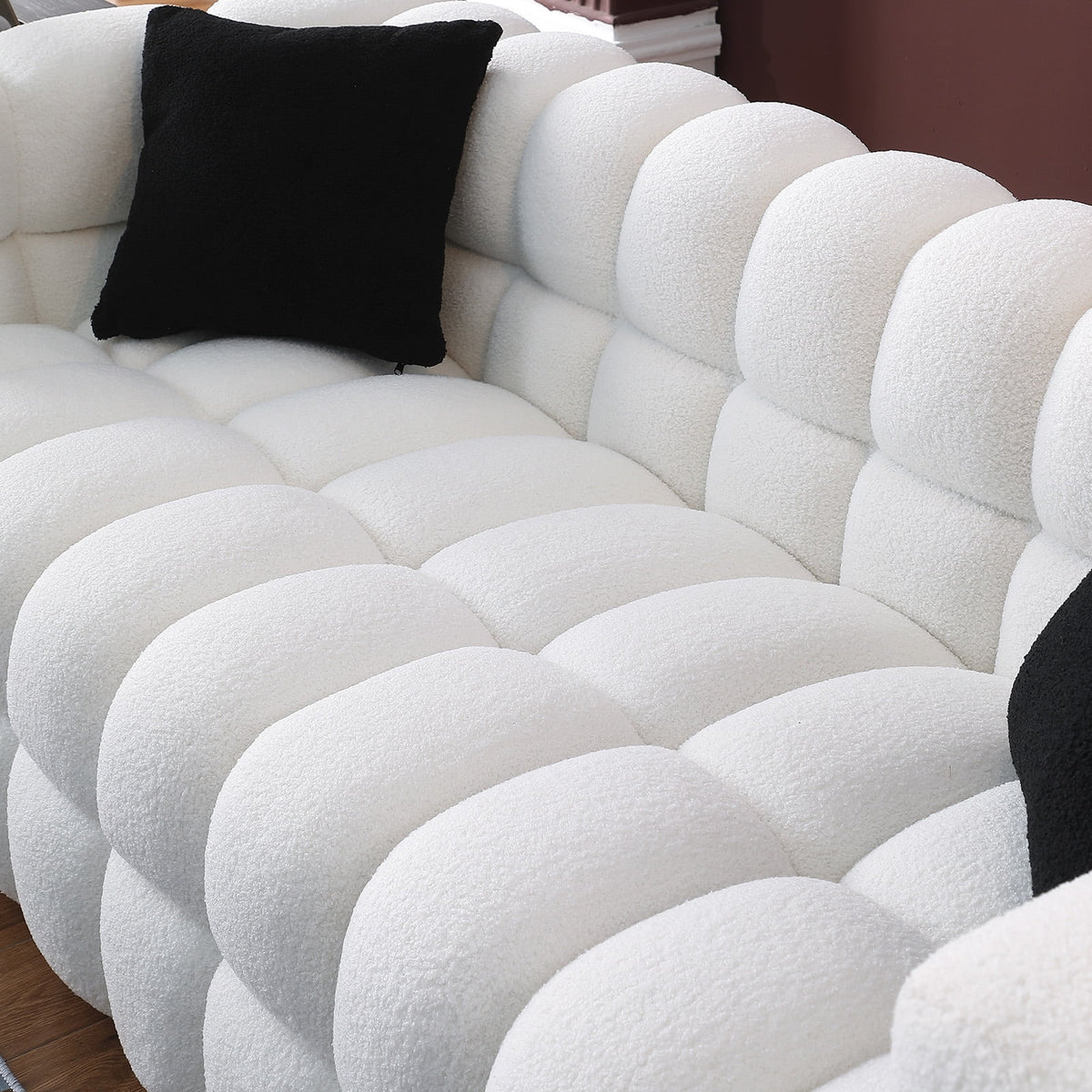 White 3+2 Sofa Set D57392