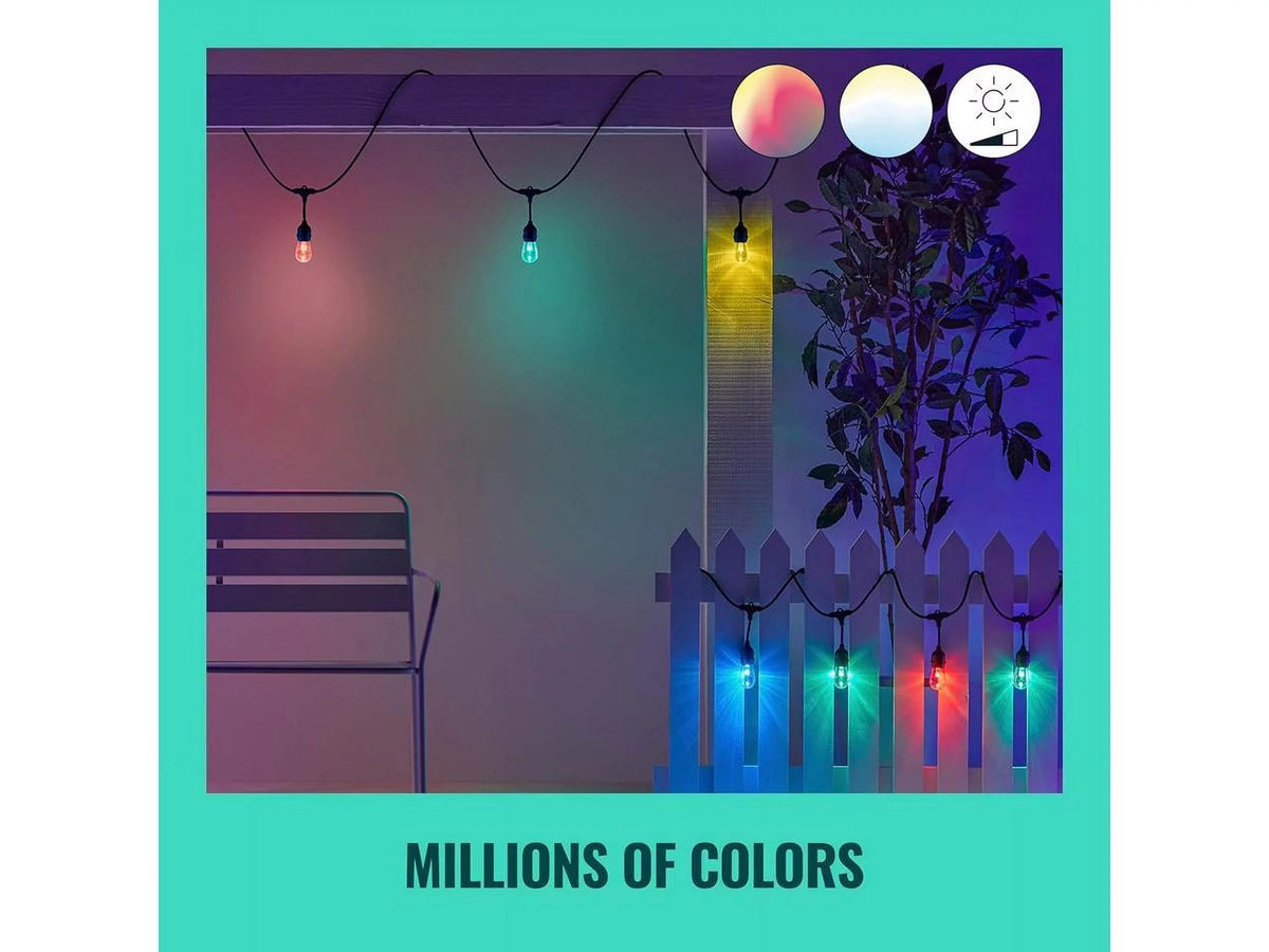 48ft Outdoor WiFi Color String Lights C86316
