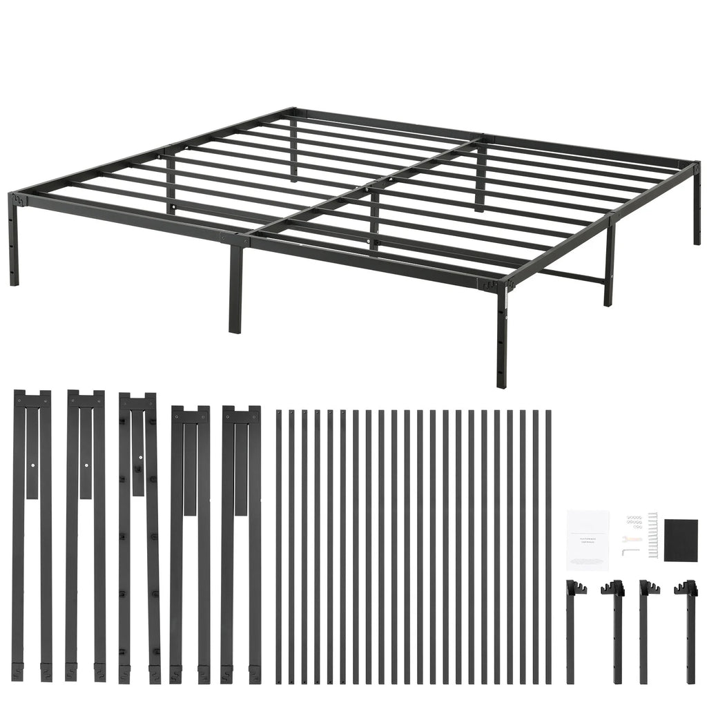 King Size 14 inch Metal Bed Frame M274