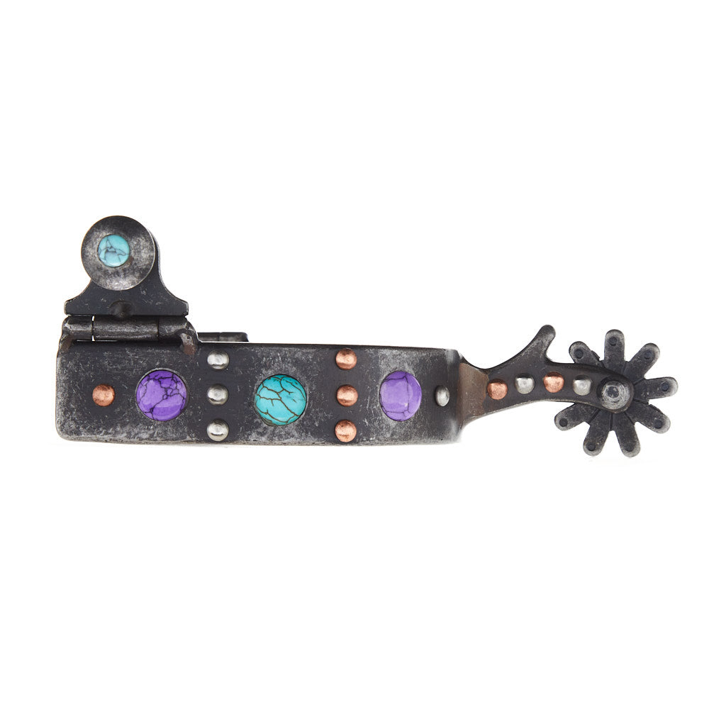 Youth Purple Stone Dot Spur C730952