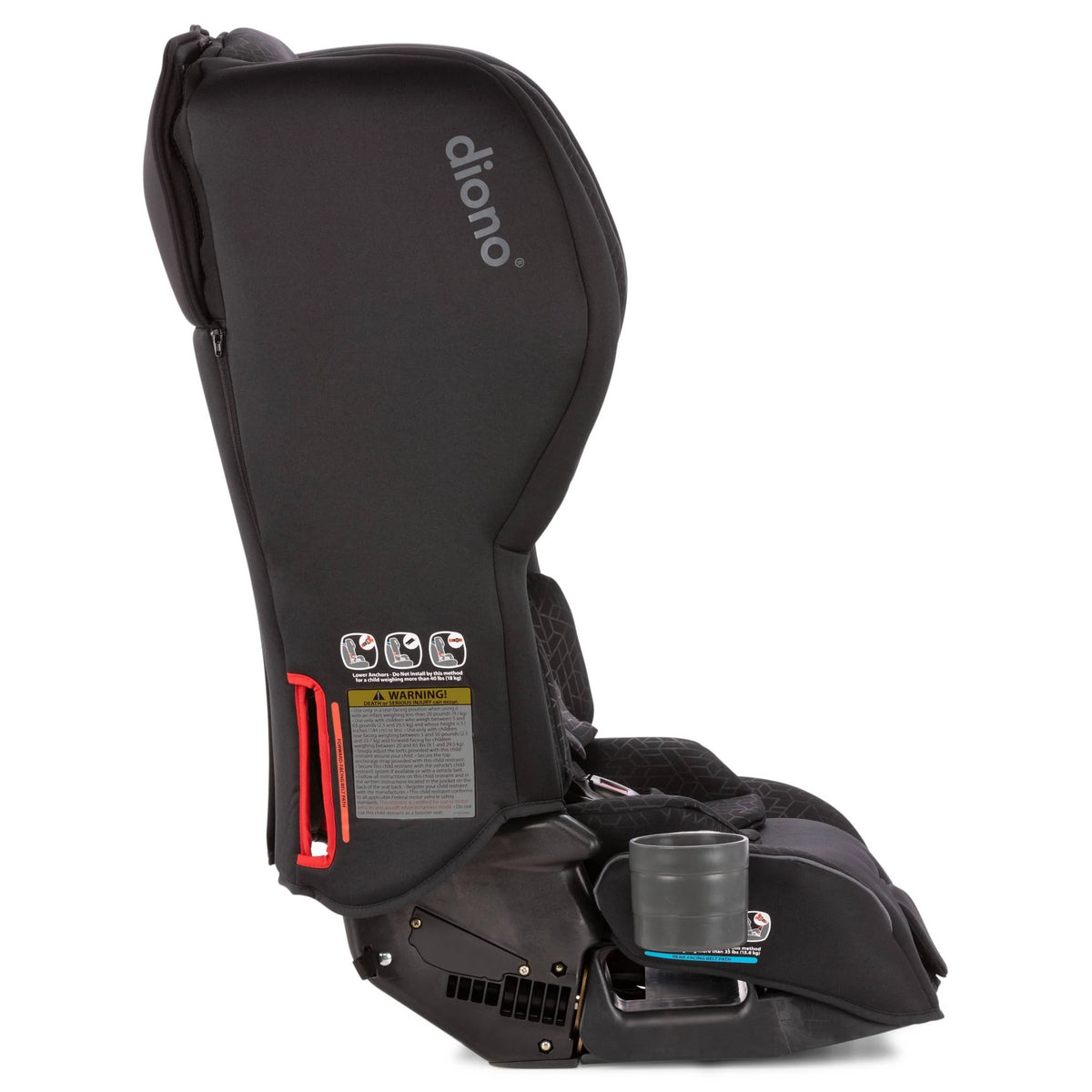 Black Convertible Car Seat D6166