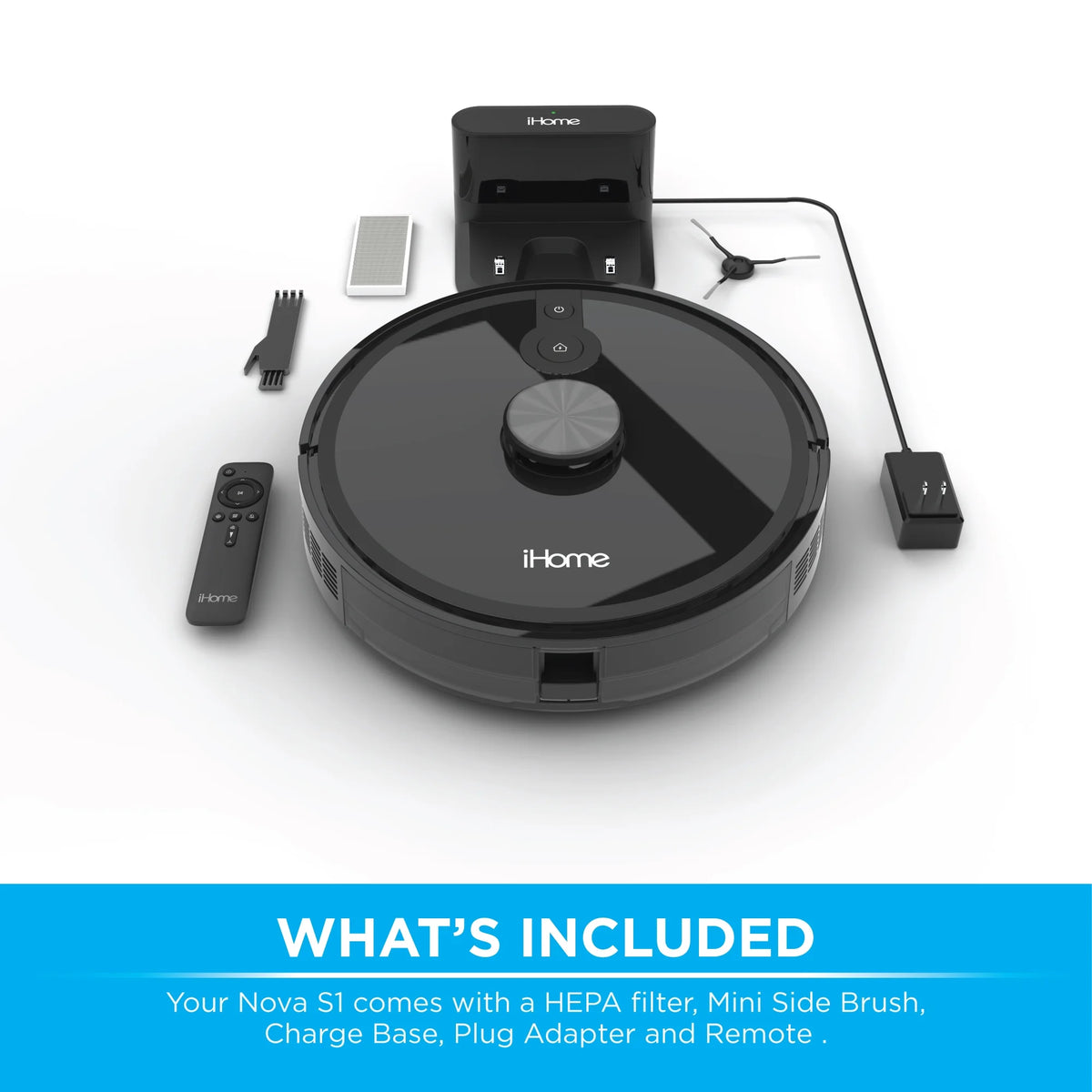 Robot Vacuum with LIDAR Navigation, 150 Min Runtime, 2700pa Suction U6917