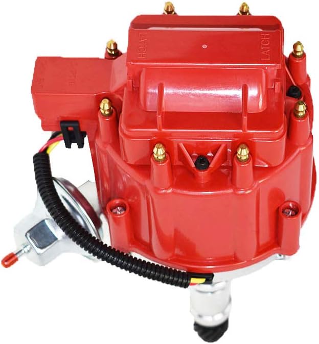 HEI Distributor 65K Volt Coil Red Cap S662
