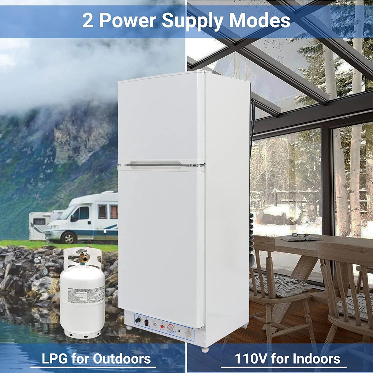 6.5 Cu ft Propane Refrigerator S490715