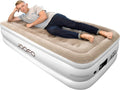 Twin Size Air Mattress with Built-in Pump, 18-inch Inflatable Bed, Pack of 2 X1580