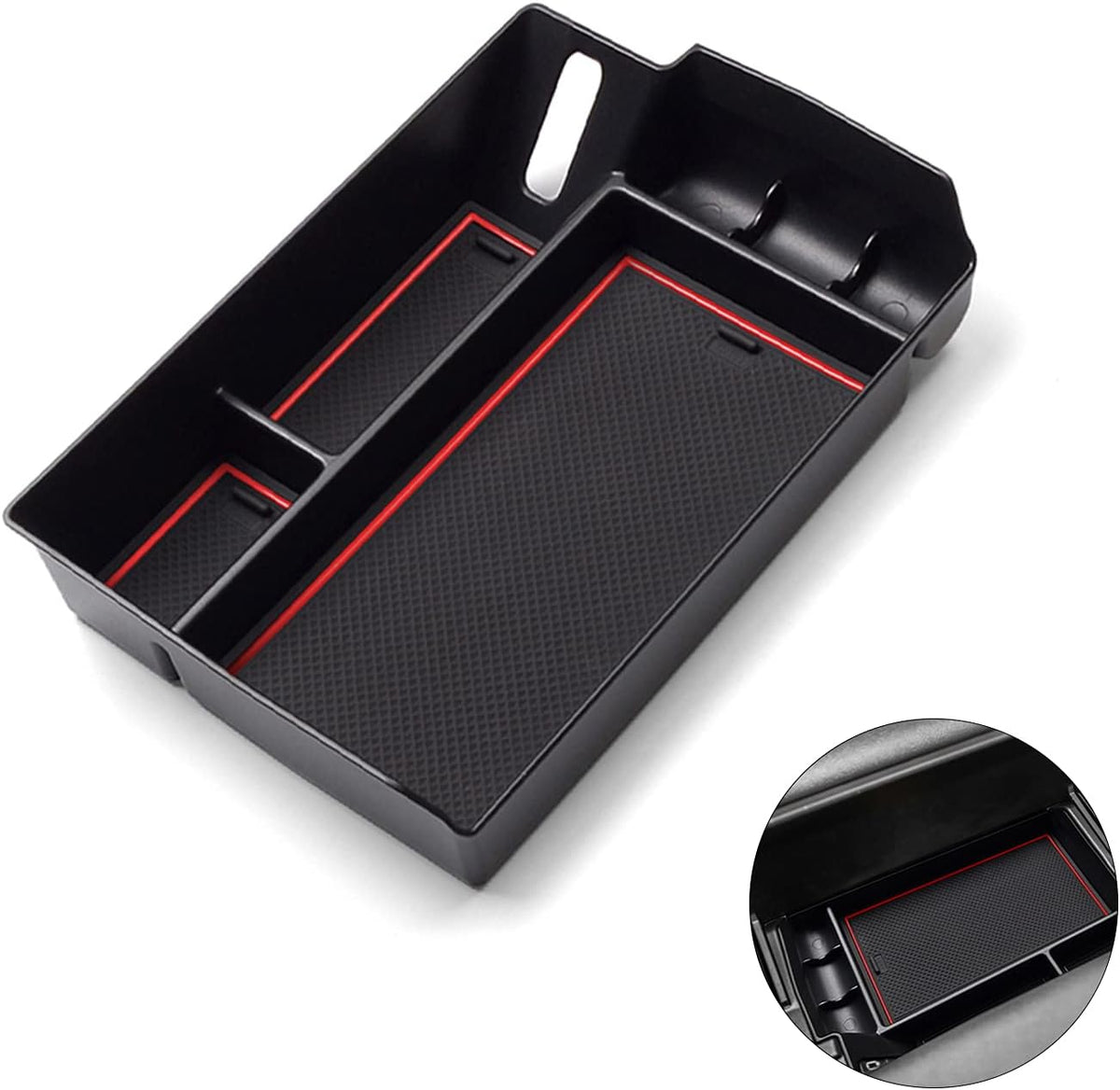 Red Center Console Organizer Tray Pack of 2 B400739