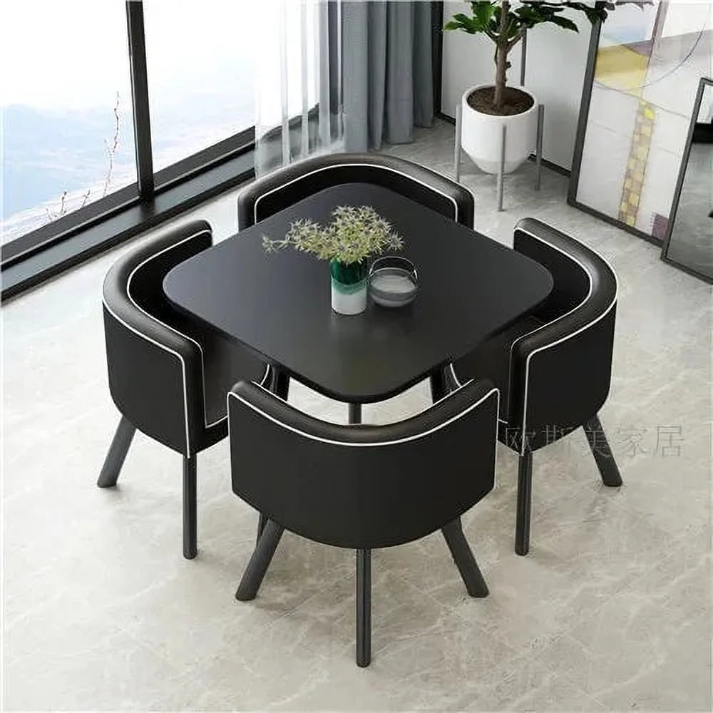 Marble Dining Table Set with 4 Chairs Q27826