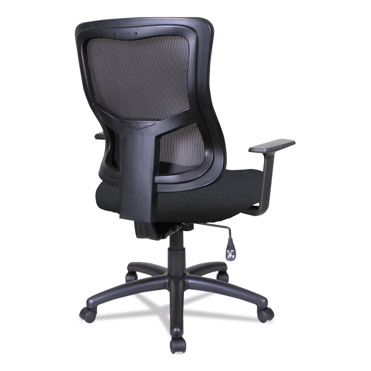 Black Mesh Mid-Back Swivel Tilt Chair O562858