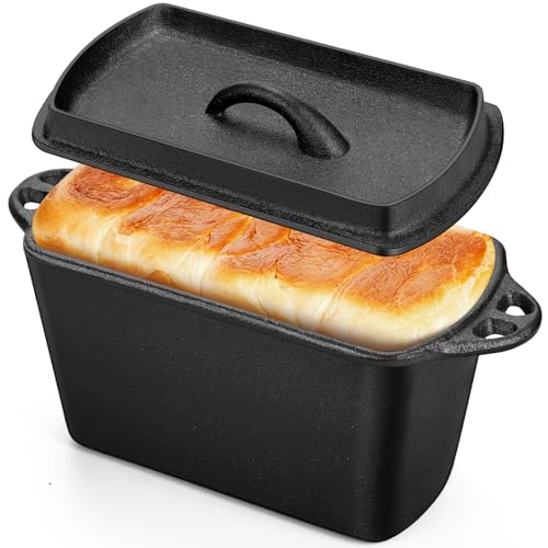Cast Iron Bread Loaf Pan with Lid Q539987