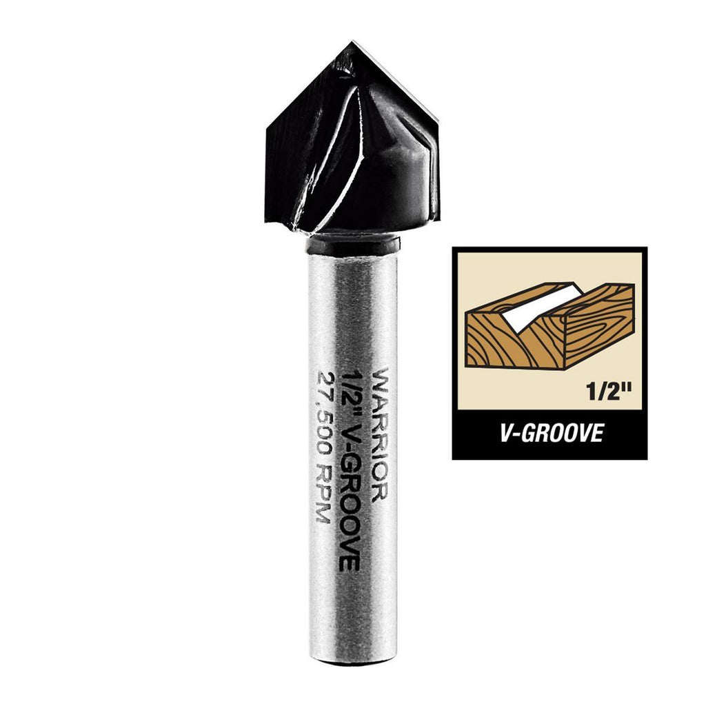 Carbide Router Bit Set, 5-Piece W34422