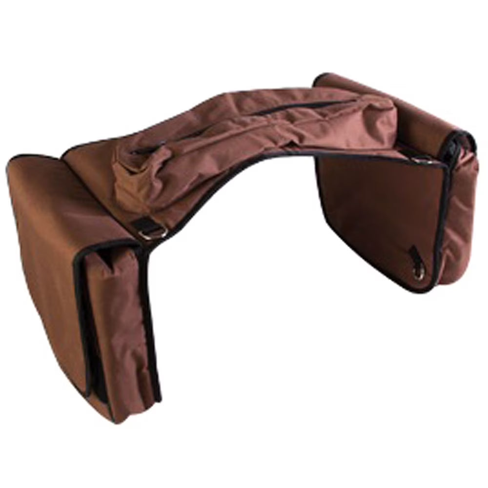 Brown Insulated Saddle Bag Z31080