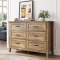 6 Drawer Rustic Oak Dresser I88258
