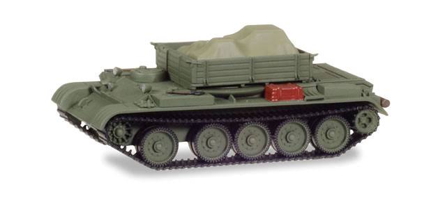 T-54 Recovery Tank with Canvas-Covered Load, Assembled, Soviet Army Green L954
