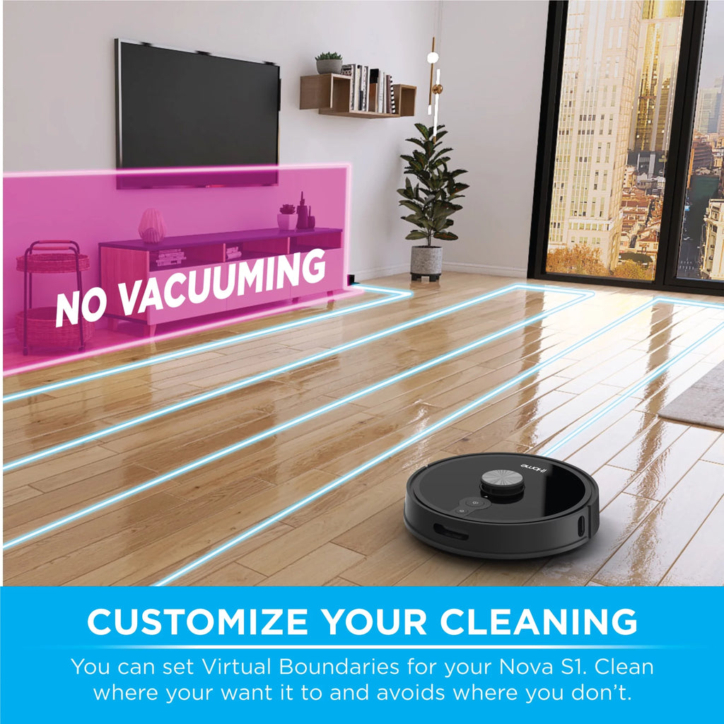 Robot Vacuum with LIDAR Navigation, 150 Min Runtime, 2700pa Suction U6917