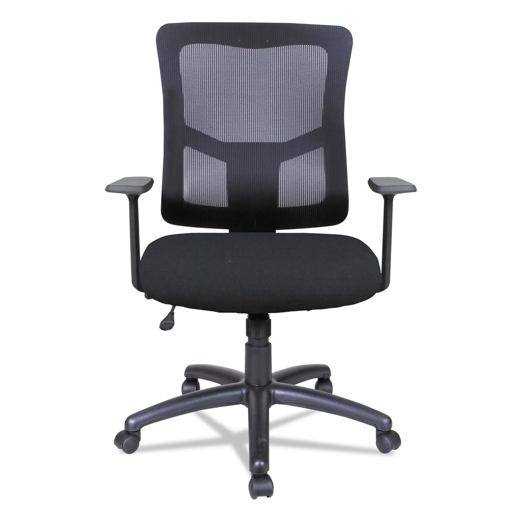 Black Mesh Mid-Back Swivel Tilt Chair O562858