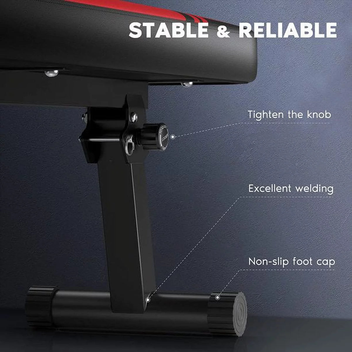 600LBS Folding Flat Weight Bench R326687