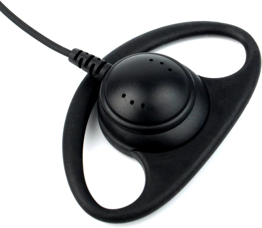 Case of 10 2 Pin D-Type Headset for 2 Way Radios P72069