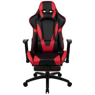 Black/Red PC Racing Game Chair I2532