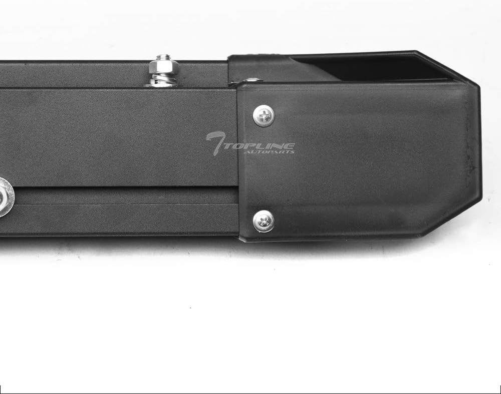 Matte Black Aluminum Drop Step Side Nerf Bars Rail Running Boards S7536